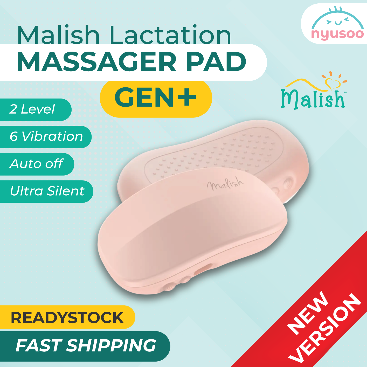 Malish Lactation Massager Pad Gen+