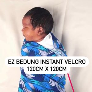 EZ BEDUNG INSTANT SWADDLE VELCRO MUDAH & BESAR
