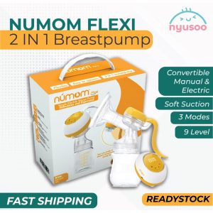NUMOM FLEXI 2 IN 1 ELECTRIC & MANUAL BREASTPUMP