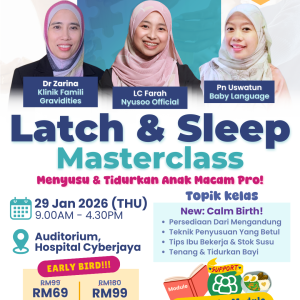 Latch & Sleep - Masterclass (Seminar Penyusuan)