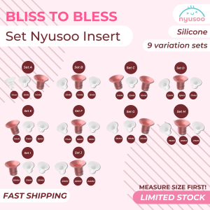 SET NYUSOO INSERT - SILICONE MATTE BREASTPUMP INSERT (TEBAL & SELESA)
