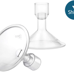 Maymom Crater Flange MyFit Breast Shield Detachable for Breastpump - Corong Panjang & Lebar Pam Susu Corong