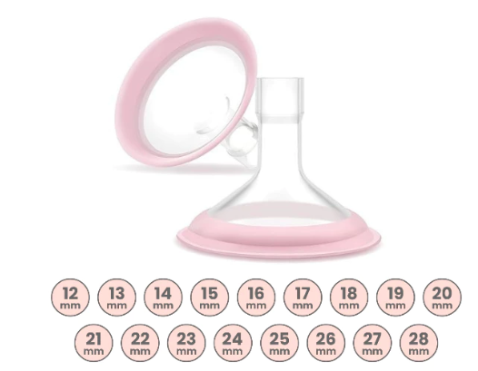 Maymom Pano Flange MyFit Breast Shield Detachable for Breastpump - Corong Panjang & Lebar Pam Susu Corong