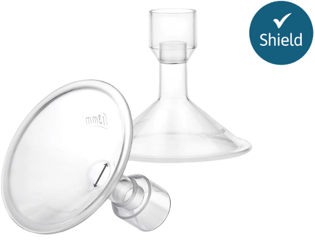 Maymom Crater Flange MyFit Breast Shield Detachable for Breastpump - Corong Panjang & Lebar Pam Susu Corong