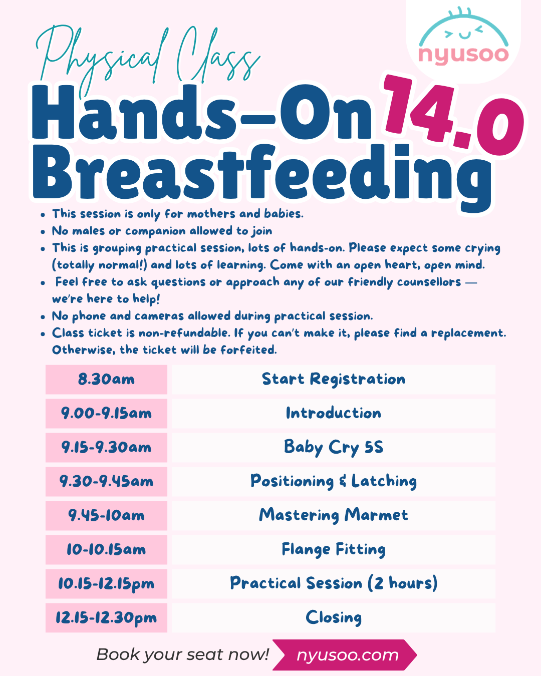Hands-On Breastfeeding 14.0 - Kelas Praktikal Menyusu - Image 3