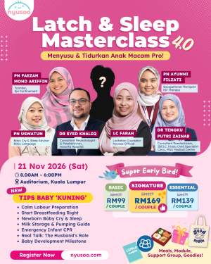 Latch & Sleep Masterclass 4.0 (Seminar Penyusuan)